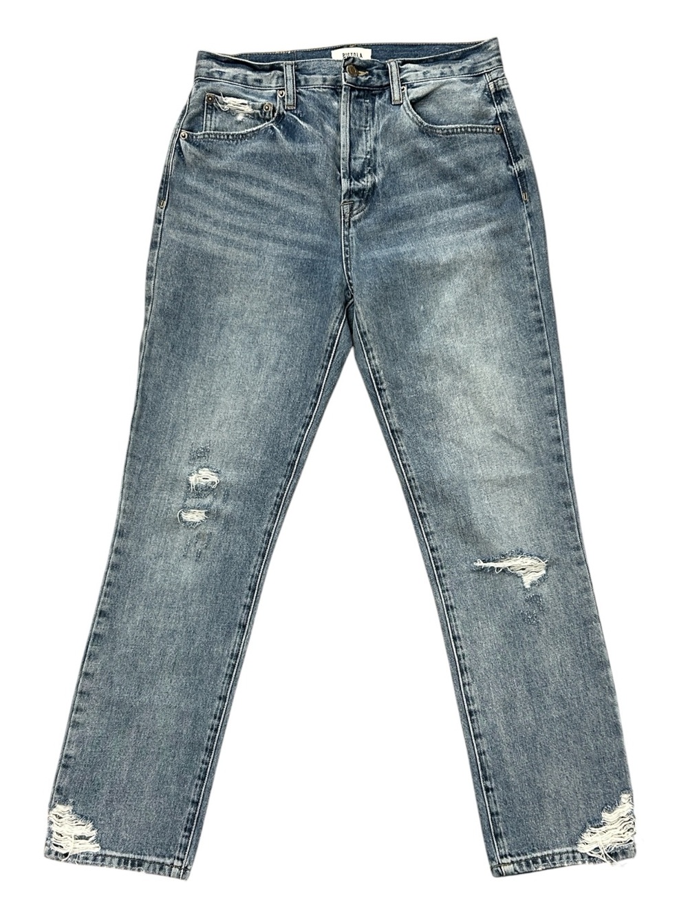 Pistola Boyfriend Fit Distressed Jeans